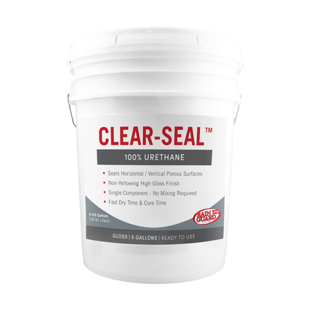 RAINGUARD BRANDS 5 Gal. Clear-Seal 100% Urethane, High Gloss, Clear CU-0303